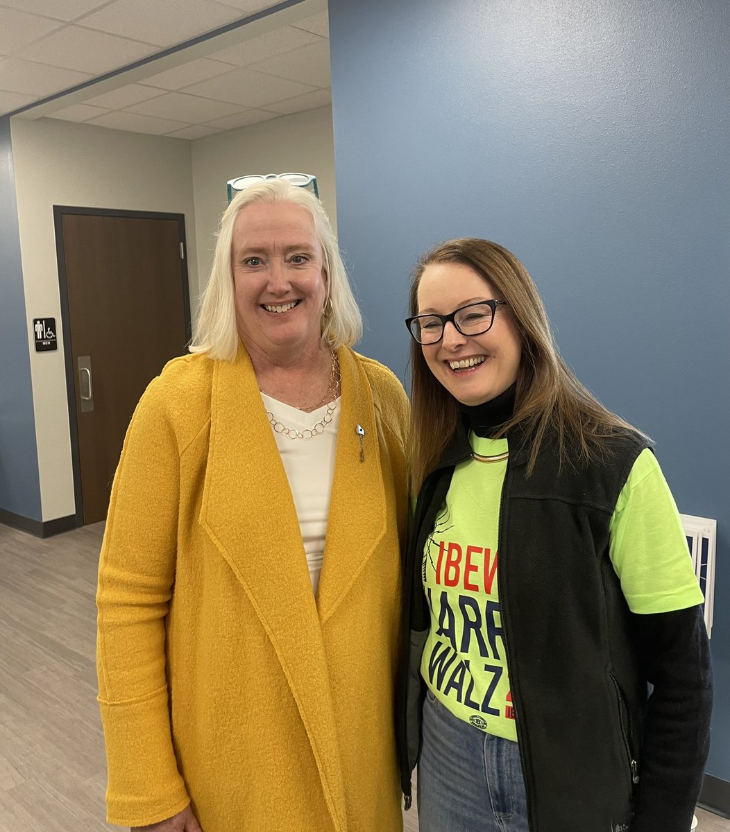 Yesterday with IBEW, Sen. Baldwin &amp; Gov. Evers, then kicked off Rock County Dems canvass with Chicago’s Patti Vasquez. Let’s get out the vote! #vote #tammybalwin #governorevers