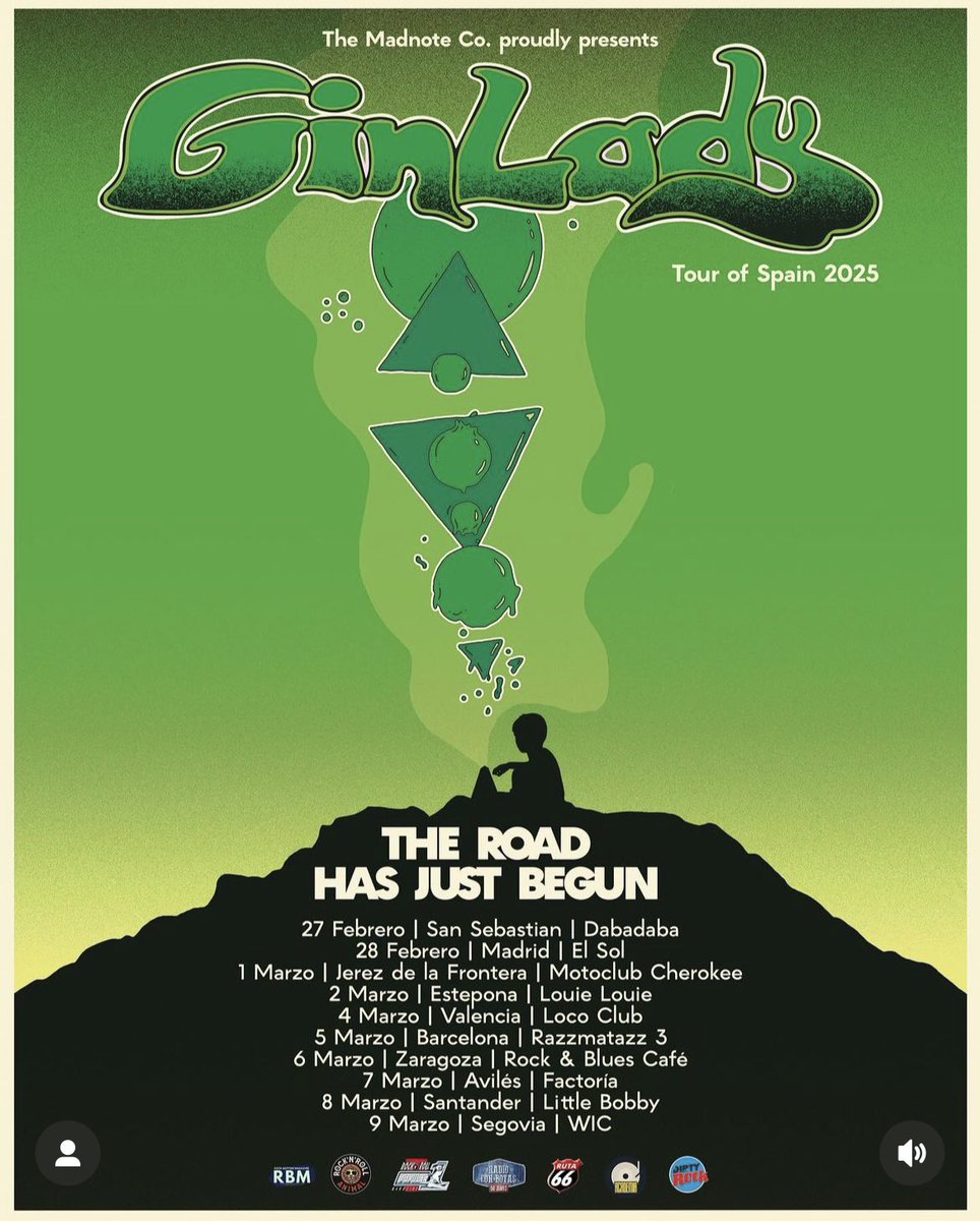 Johnny (aka Mr Jay) (@kingnomadband) on Twitter photo Spain, we are coming back!
⚡️And we are bringing new music with us⚡️
•
#ginlady #ripplemusic <a href="/music_ripple/">RippleMusic</a> #madnotco #psychedelicrock #70srock Spain, we are coming back!
⚡️And we are bringing new music with us⚡️
•
#ginlady #ripplemusic <a href="/music_ripple/">RippleMusic</a> #madnotco #psychedelicrock #70srock