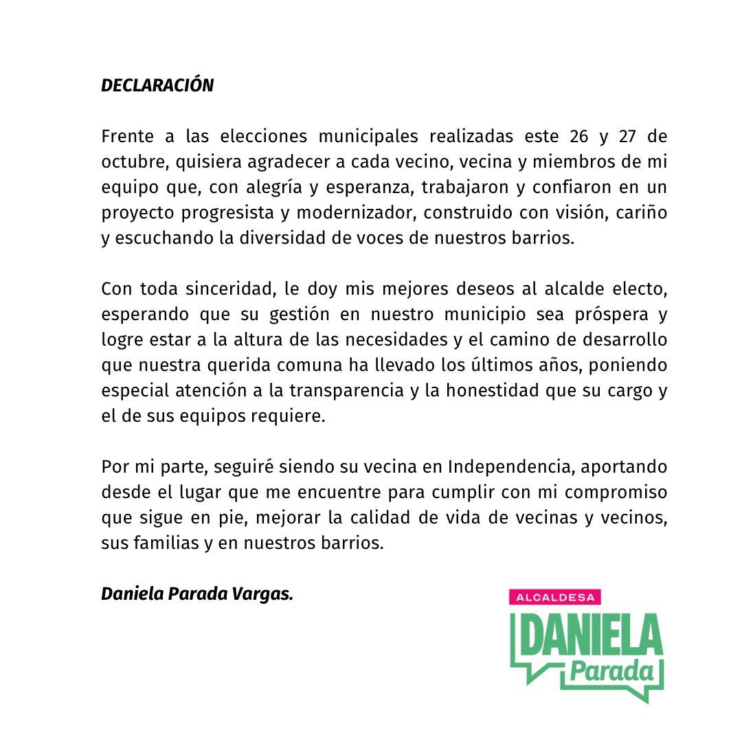 Gracias a todos los vecinos y vecinas💚