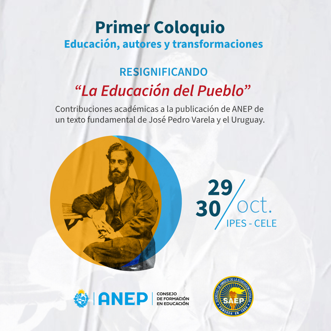 cfe_anep's tweet photo. 29 y 30/10 | Primer Coloquio: Educación, autores y transformaciones - Resignificando "La Educación del Pueblo" https://t.co/ufC92Bknjv 

#CulturaCFE https://t.co/sjiUP4bavt