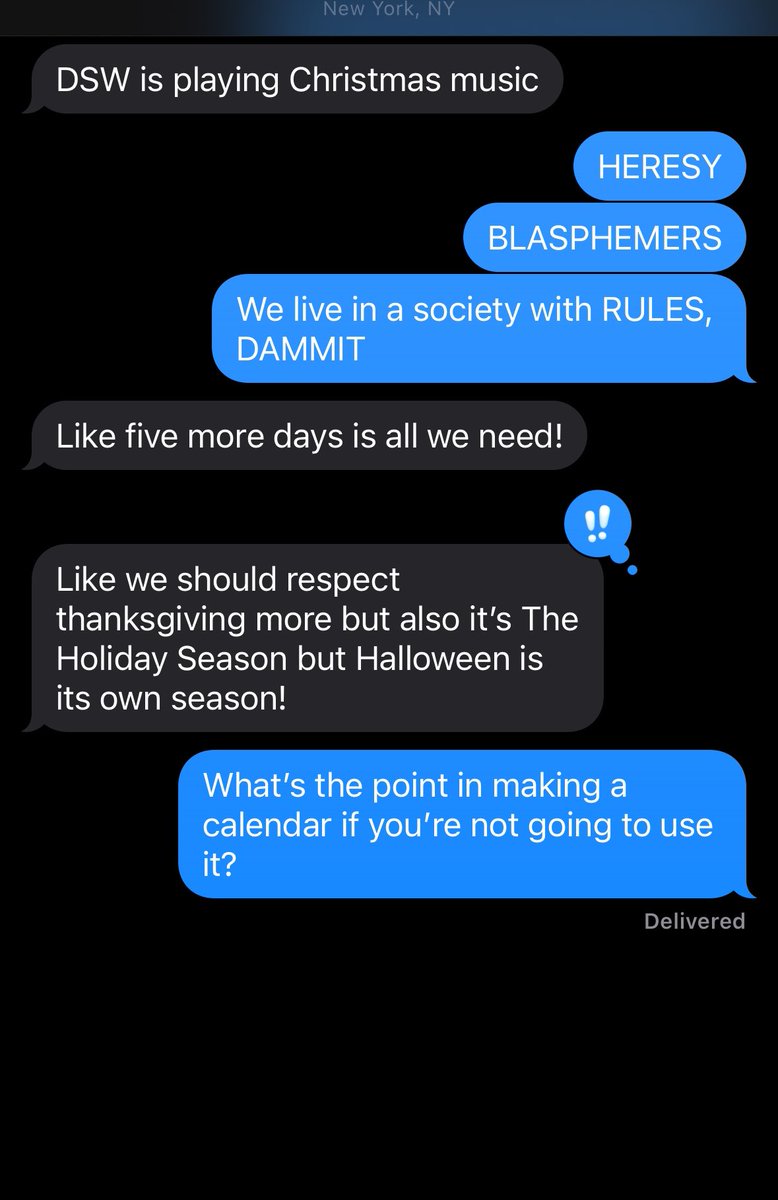 The Christmas people need to show some damn restraint 🎃 🍂 👻