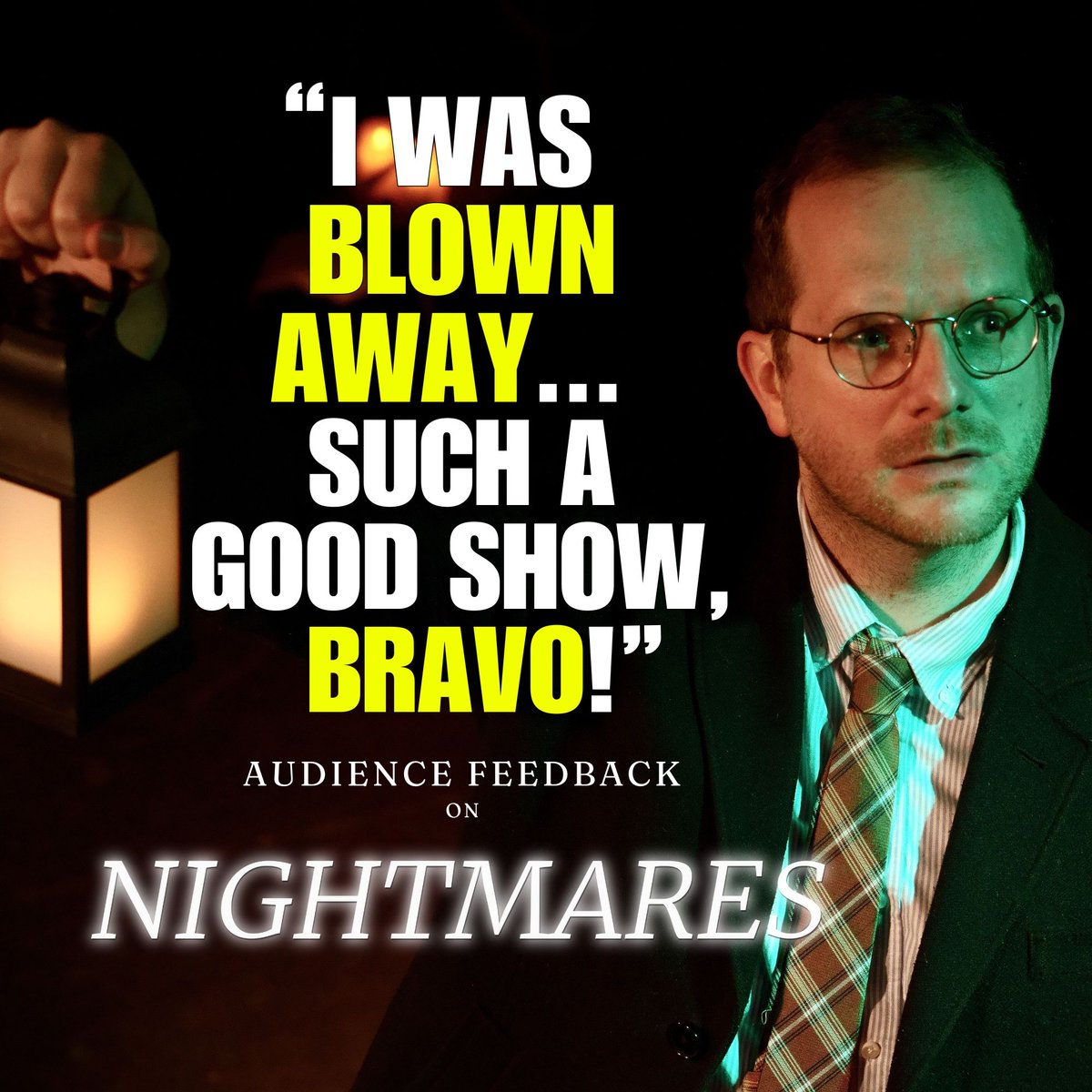 DarkLightBook's tweet photo. THEATRES! We're interested in extending our tour of NIGHTMARES into January 2025. If you have gaps, cancellations in Jan etc, drop us a line. It's going down a storm! If you think it might be right for your venue, we'd love to hear from you. https://t.co/b4UHmu3A9n