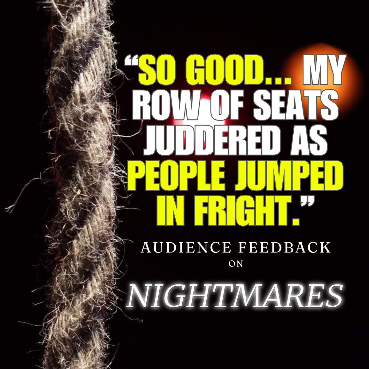 DarkLightBook's tweet photo. THEATRES! We're interested in extending our tour of NIGHTMARES into January 2025. If you have gaps, cancellations in Jan etc, drop us a line. It's going down a storm! If you think it might be right for your venue, we'd love to hear from you. https://t.co/b4UHmu3A9n