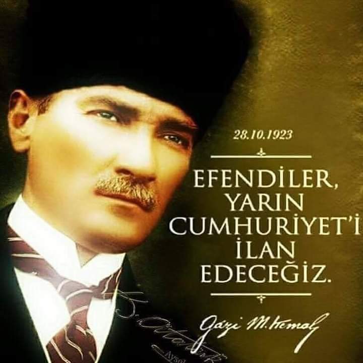 Başkomutan Mustafa Kemal Atatürk ve Silah arkadaşlarını saygı ve rahmetle anıyoruz. 🇹🇷