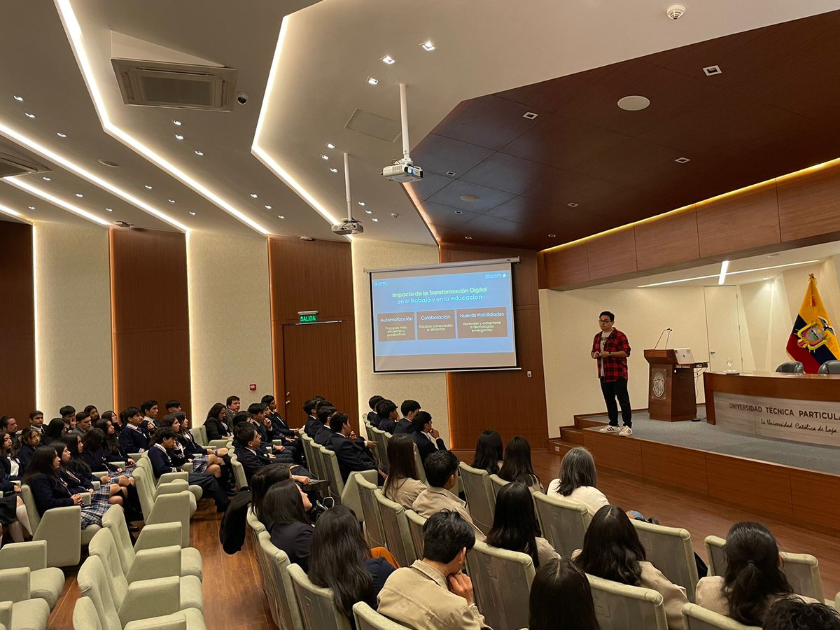 📚👩‍🎓 #UTPL potencia el aprendizaje de estudiantes de bachillerato

El Grupo de Investigación en Comunicación, Educación y Tecnología de la #UTPL celebra la Semana de la #AlfabetizaciónMediática (AMI) de #UNESCO 🌍🏛️ con un taller sobre Transformación Digital 🌐, Alfabetización