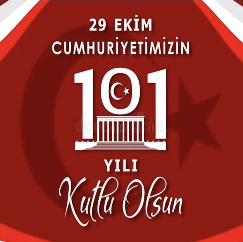 Cumhuriyetimizin 101 yili kutlu olsun 🇹🇷🇹🇷