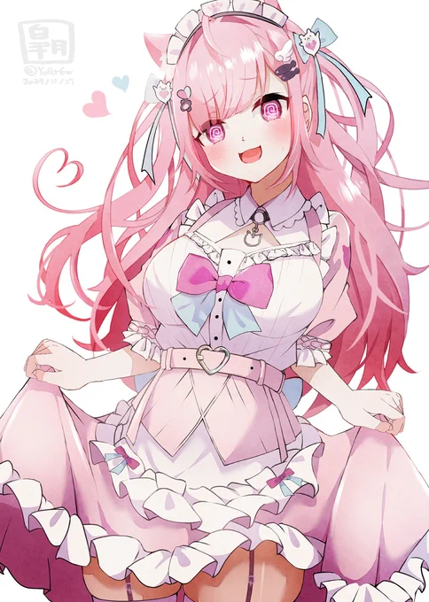 立ち絵が分かるまで妄想してたえちち差分#さくなあーと #結城さくな 