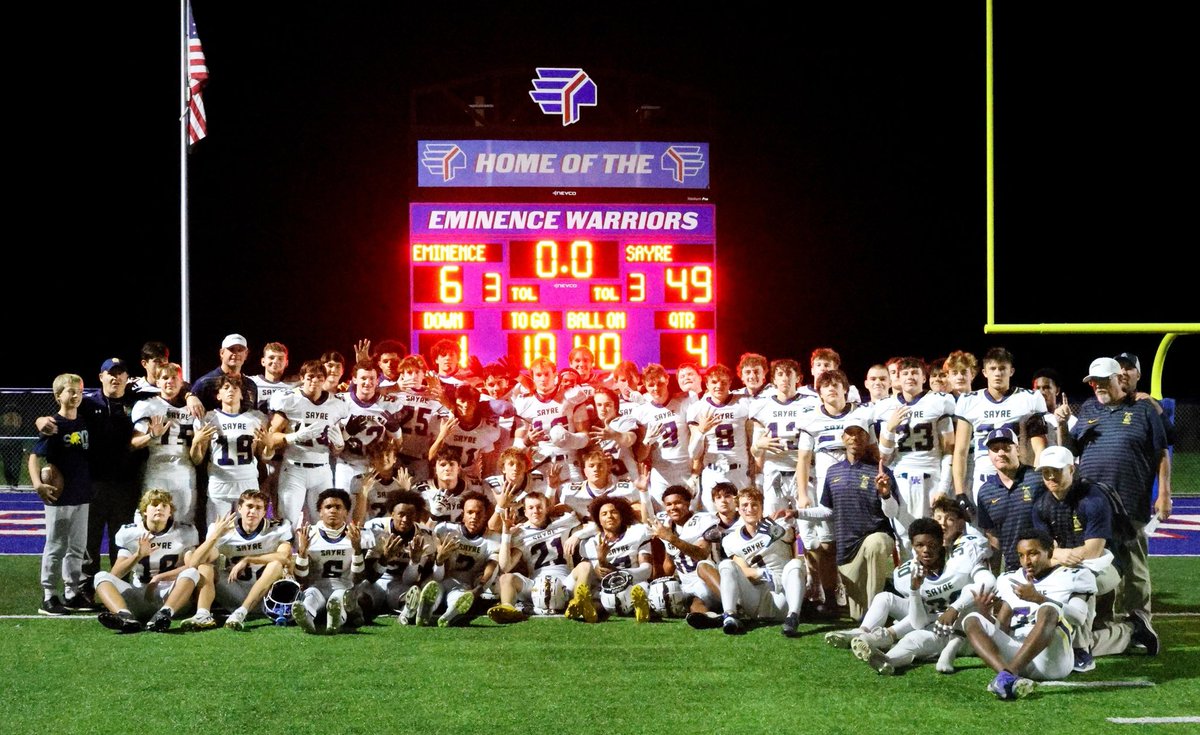 Sayre Football (@lexsayrefb) on Twitter photo 2024 District 5 Champs! B2B! <a href="/lexsayrefb/">Sayre Football</a> is proud of our players and staff!! <a href="/sayrespartans/">Sayre Spartans</a> #BringHomeYourShield 2024 District 5 Champs! B2B! <a href="/lexsayrefb/">Sayre Football</a> is proud of our players and staff!! <a href="/sayrespartans/">Sayre Spartans</a> #BringHomeYourShield
