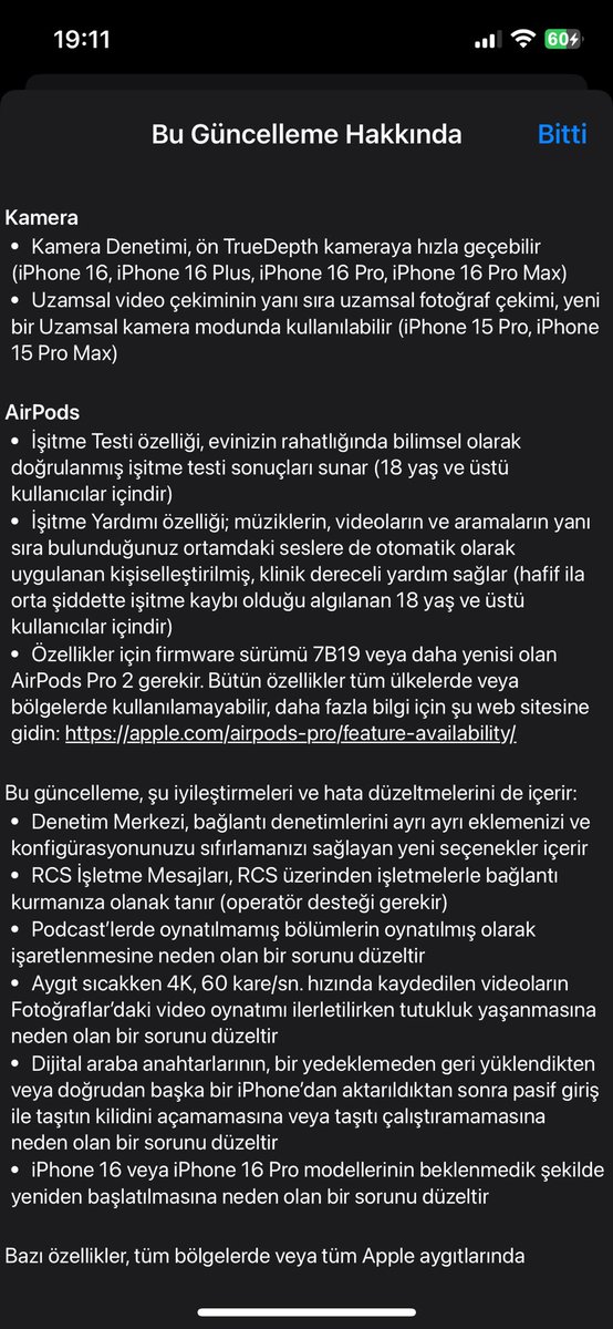 KoruSelahattin's tweet photo. iOS 18.1 ile airpods pro için heyecanla beklediğim hearing aid desteği nihayet geldi ama bilin bakalım hangi ülkede hizmete girmedi 🤦‍♂️ Eğer bu kadarcık bir meselede bile bir rant gözetiliyorsa gerçekten yazıklar olsun … https://t.co/h32az3s79t