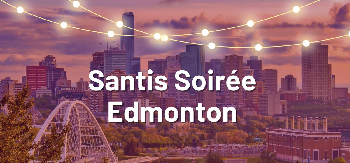 SantisHealth's tweet photo. You’re invited to join our team at the inaugural Santis Soirée in Edmonton, an evening to celebrate our valued partnerships, continued growth and a chance to get together to meet passionate individuals in health care and policy.

📅 Date: Tuesday, November 5th, 2024
📍 Location: CRAFT Beer Market, 10013 - 101 A Ave, Edmonton, AB
⏰ Time: 7:00 p.m.
👔 Dress Code: Business Attire

RSVP at: https://t.co/bYV4h3Ublp

We look forward to seeing you there!