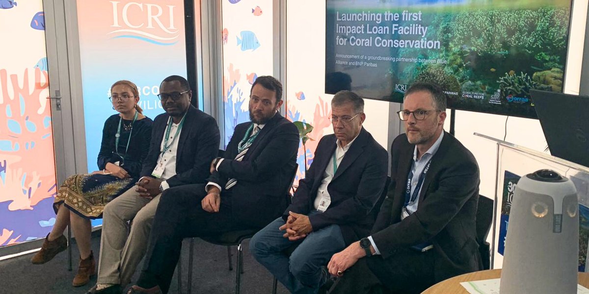 Yesterday at <a href="/COP16Oficial/">COP16 COLOMBIA 🇨🇴</a>, Blue Alliance, <a href="/BNPParibas/">BNP Paribas Group</a>, <a href="/GlobalFundCoral/">Global Fund for Coral Reefs</a>, <a href="/ORRAAnews/">Ocean Risk and Resilience Action Alliance</a>, and other key collaborators launched the first impact loan facility for coral reef conservation. Event recording 🔗  youtube.com/watch?v=CUI8eZ…
We thank <a href="/ICRI_Coral_Reef/">ICRI Secretariat</a> for facilitating the event.