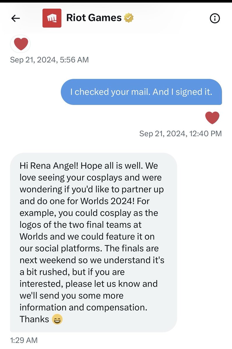 Riot wanted me to do worlds related cosplay, so I'm going to do worlds2024 related cosplay from today until the end of worlds final. But I'm thinking about what to do. Please recommend a cosplay.

#Worlds2024 #cosplay #Riot