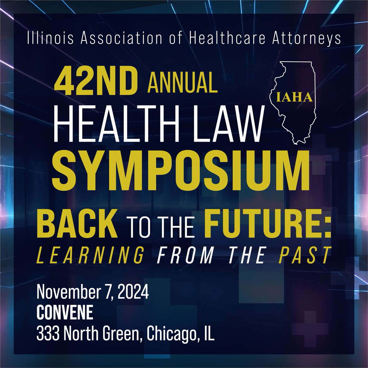 EM3Law's tweet photo. Counting down to the 42nd Annual Health Law Symposium in Chicago! #EM3Law is proud to sponsor this event with the Illinois Association of Healthcare Attorneys. Who else is attending? https://t.co/tqIZGZyzpL