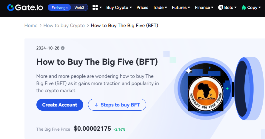 bigfivehodler's tweet photo. $BFT now also tracked by #Gateio Exchange.

⤵️
https://t.co/uj1Gt3c66U https://t.co/S3U0HrDHlW