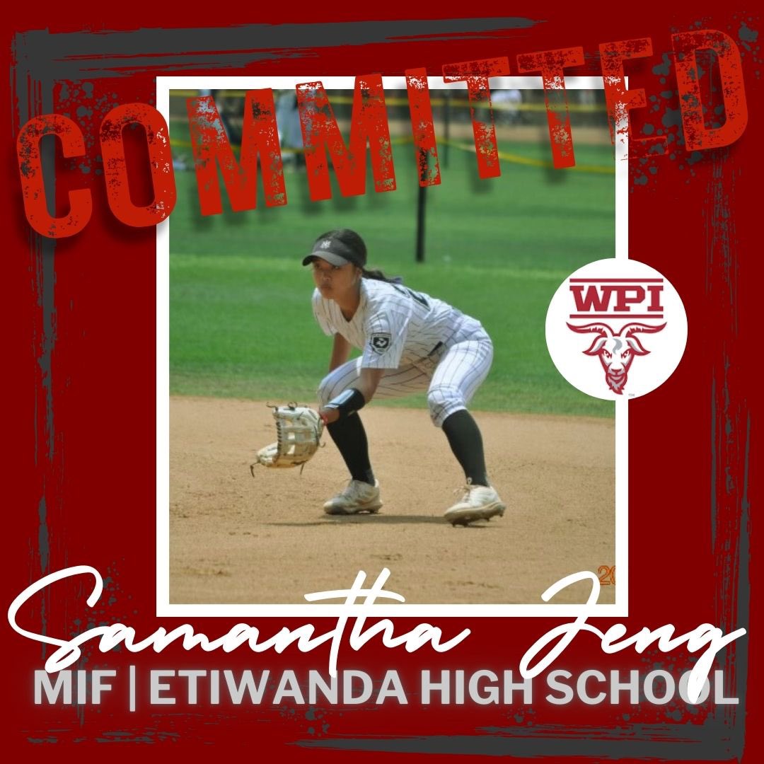 SamJeng28's tweet photo. Excited for the next 4! Let’s Go 🐐❤️🩶#futureengineer#womeninstem #Committed #Collegebound #studentathlete #wpisoftball @WPISoftball @CoachRoss_SB @EHigh_Athletics @_EHSsoftball @EtiwandaRed @ETIWANDA_FLAGFB @EHS__Activities @TCSTeamPhilipp1 @SSN_Softball https://t.co/3eSB85ODdu