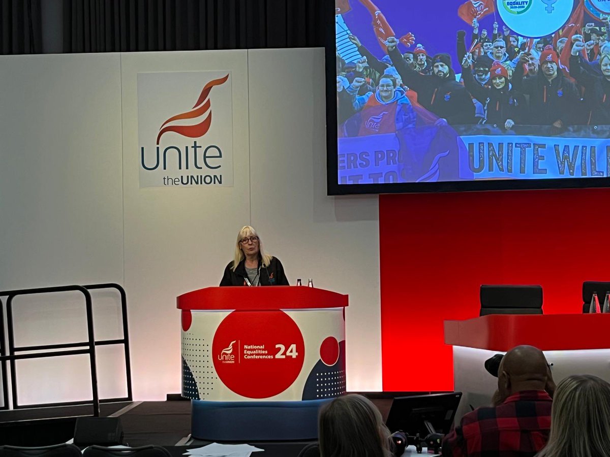 Catherine Mallon supporting emergency motion on Gisele Pelico #UniteEQConf24