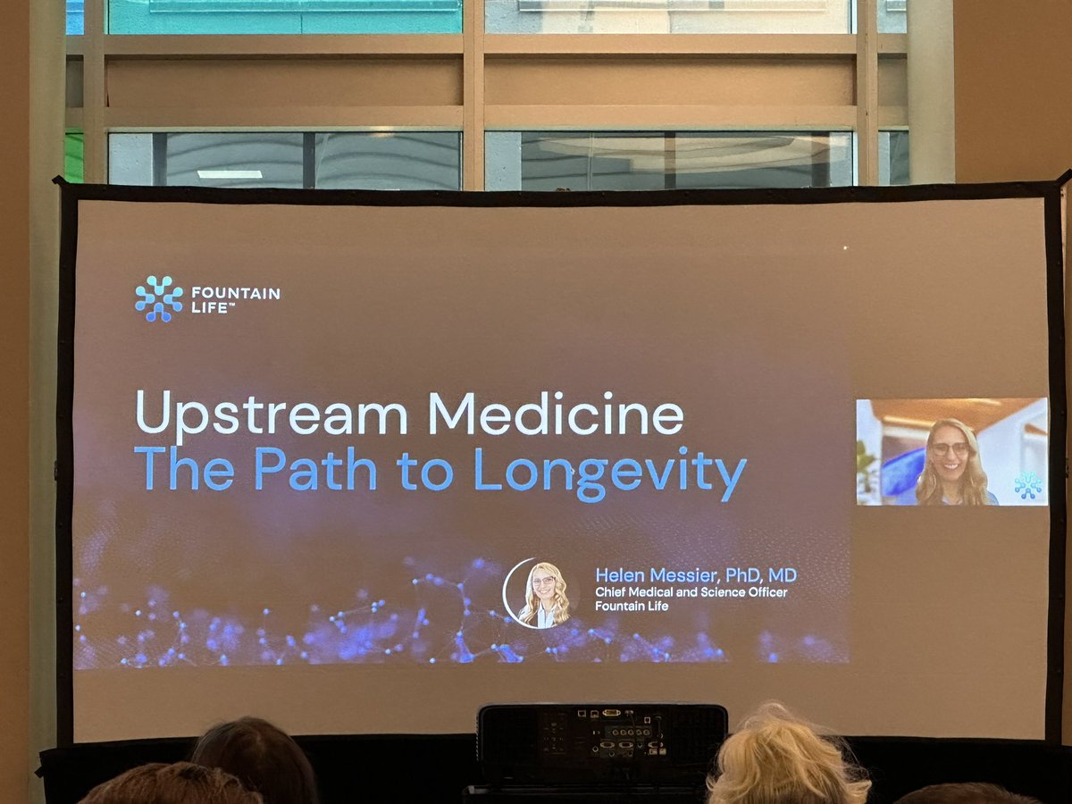 HlthcareSumm's tweet photo. ✨ Exploring the Future of Health and Longevity with Dr. Helen Messier!
We had the pleasure of attending a compelling session led by Dr. @HelenMessier Chief Medical and Science Officer at @fountainlife_hq on Upstream Medicine: The Path to Longevity.
#HealthcareSummit https://t.co/SLBwd9ENTy