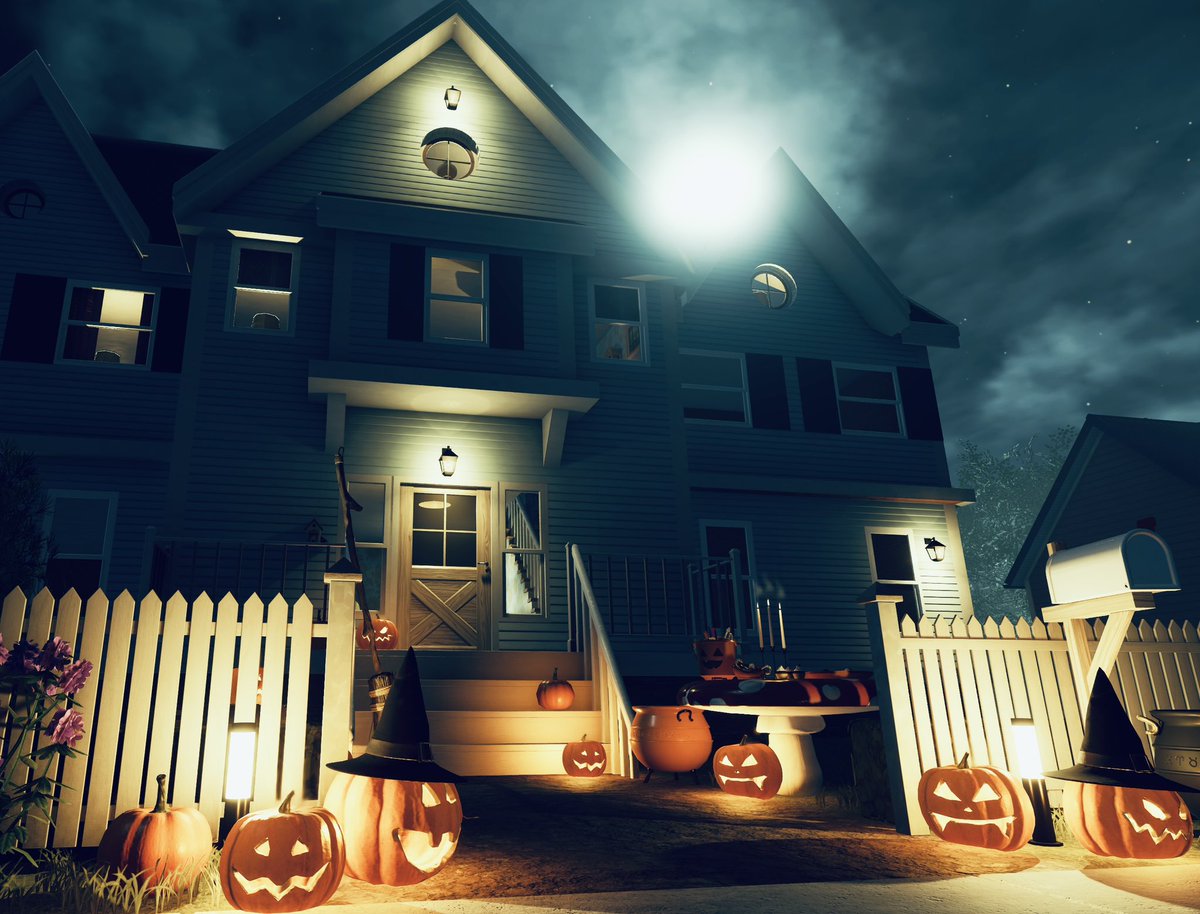 ZoiJaime86's tweet image. To all the Builders out there, no matter the Games you’re on, I wish you a very scary Spooky Season!
Image is my spooky build in House Flipper2.
#Houseflipper2 #lifesimulation #halloween2024