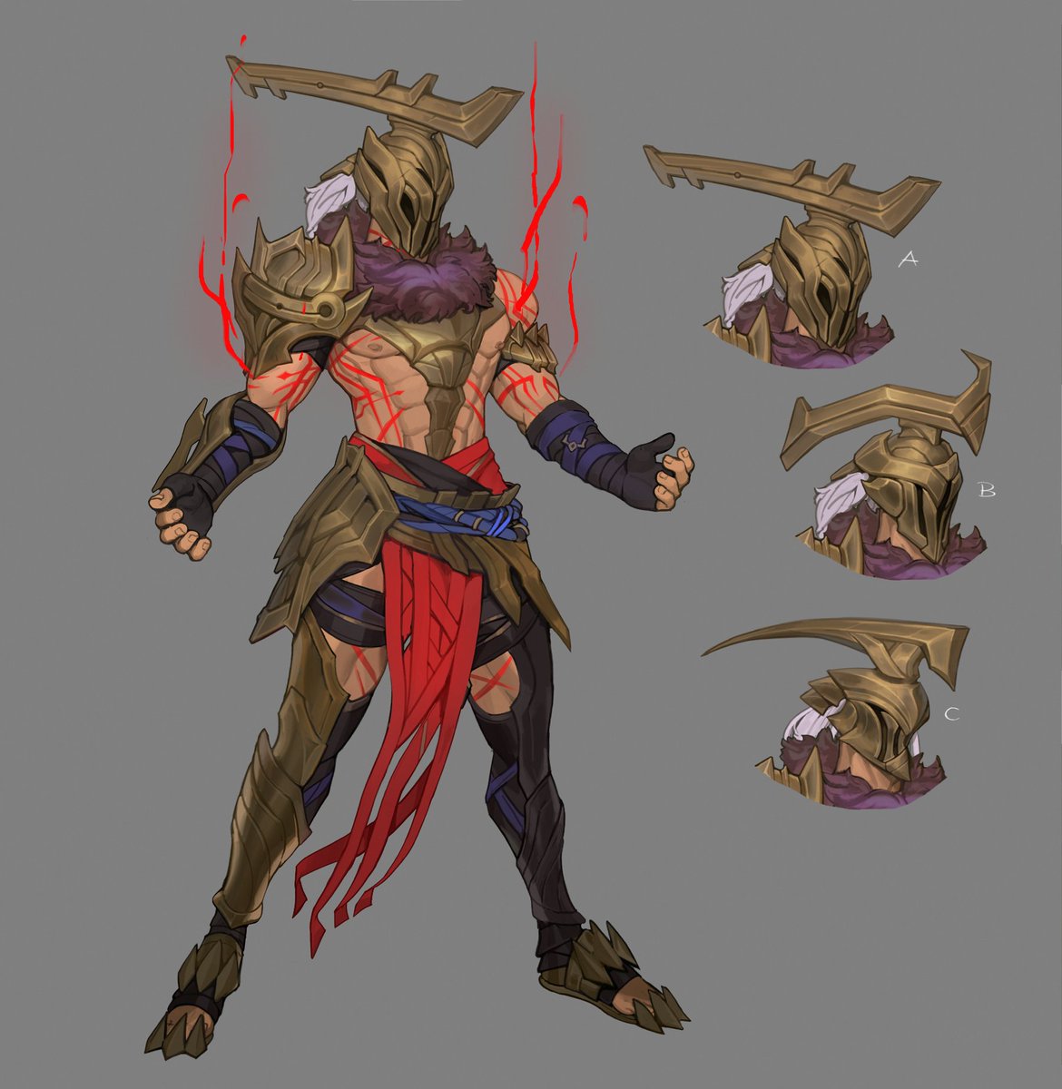 chosen of the wolf was actually the last thing I got to work on at riot (kinda crazy its already been a year lol); it was a challenge in many ways and it's bittersweet to see it out in the wild but I hope you all like him :)