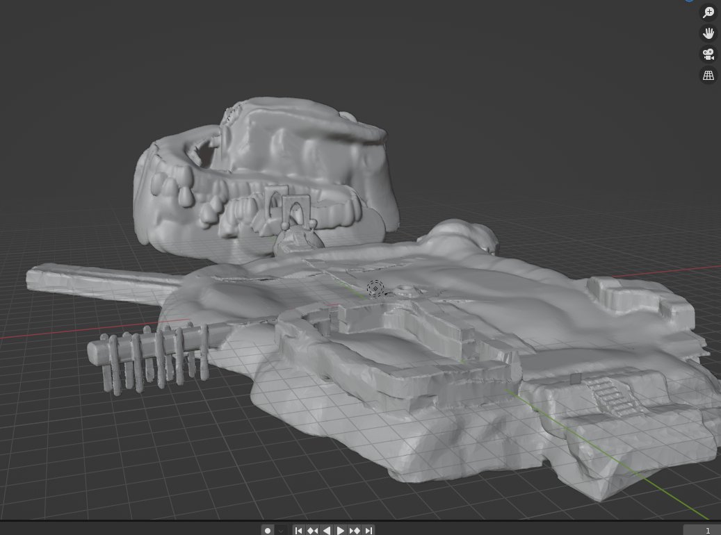 Big debate over which to use for my big level - left is using Gravity Sketch; right is Oculus Medium.