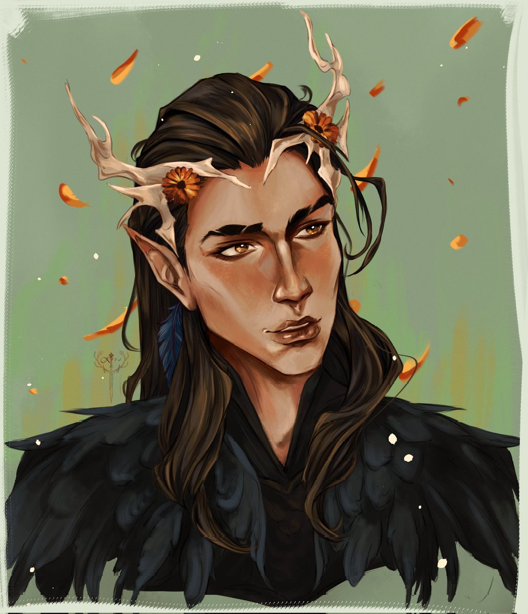 twoshortswords's tweet photo. Vax in Keyleth's headpiece!🌼🧡

#TheLegendofVoxMachina #CriticalRole https://t.co/E5pjKhH4Sk