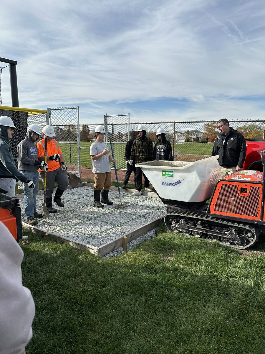 Kate Foster (@kmhfoster) on Twitter photo It’s concrete day at <a href="/AndrewHS_d230/">Victor J. Andrew High School</a> for the Math in Construction course! Check out our awesome student-led crew prepping the concrete pads for sheds to be built and installed in class. #CTE #handsonlearning #trades It’s concrete day at <a href="/AndrewHS_d230/">Victor J. Andrew High School</a> for the Math in Construction course! Check out our awesome student-led crew prepping the concrete pads for sheds to be built and installed in class. #CTE #handsonlearning #trades