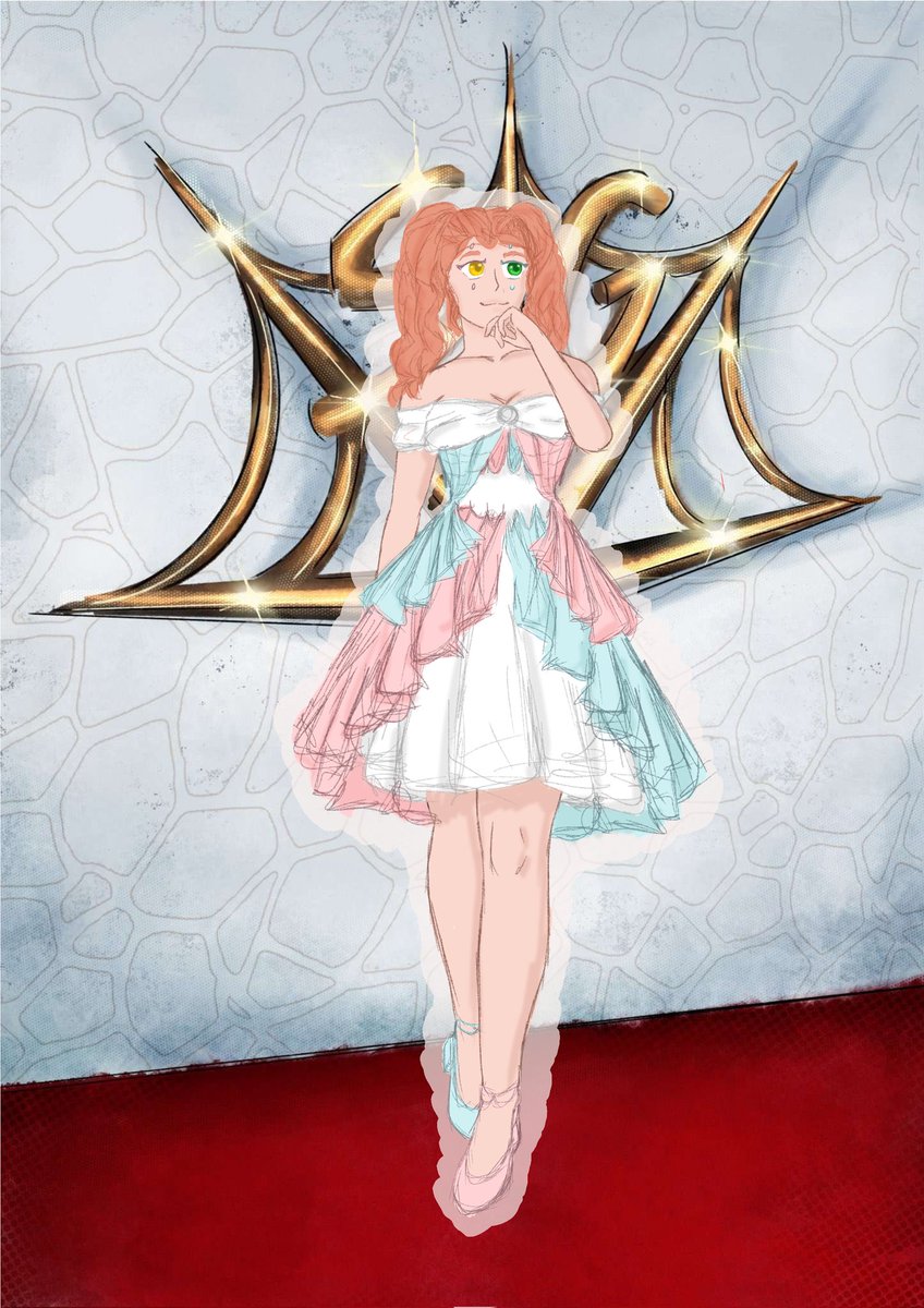 KouhaiLily's tweet photo. Over a year difference plus an eye color change, and a new body type... I should return to the first gala piece cause I am really proud and still love the dress I made for my clown girly ๐ฅบ
#spiderwebgala #spideroc #art #atsv #spidersona https://t.co/lhUCSLYUUO
