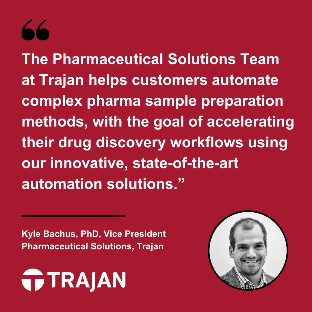 The Pharma Solutions Team at <a href="/trajanscimed/">Trajan</a> helps automate sample prep methods to accelerate drug discovery workflows using our innovative #automation solutions.  Contact our Pharma Solutions Team for details: techsupport@trajanscimed.com

#CHRONECT #Pharma #drugdevelopment