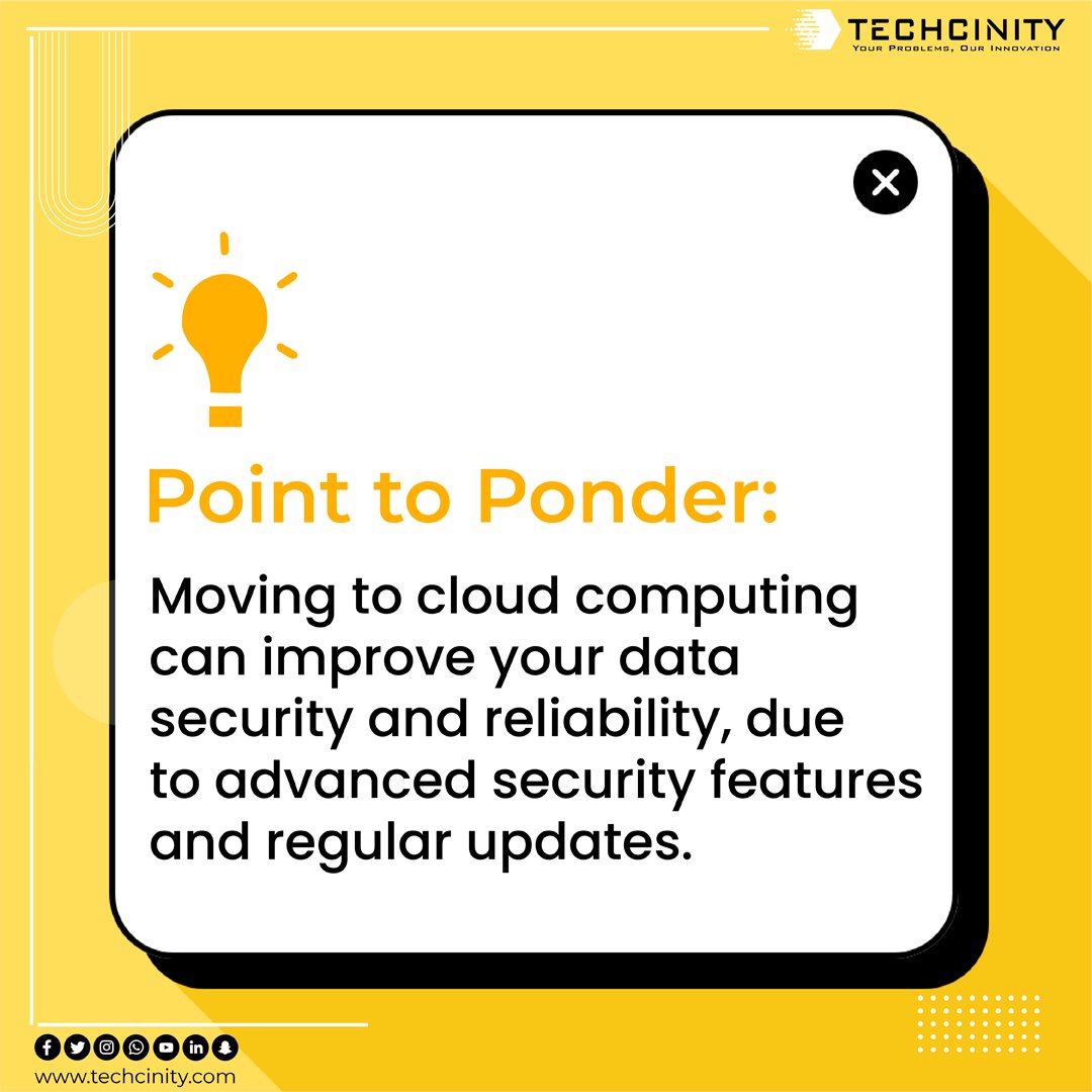 techcinity's tweet image. Secure your data with robust cloud solutions! TECHCINITY ensures your business is protected with advanced cloud security measures.
𝐂𝐨𝐧𝐭𝐚𝐜𝐭 𝐔𝐬: techcinity.com/services/cloud…
#cloudcomputing #cloudcomputingsolution #contactus #techcinity #UnitedKingdom