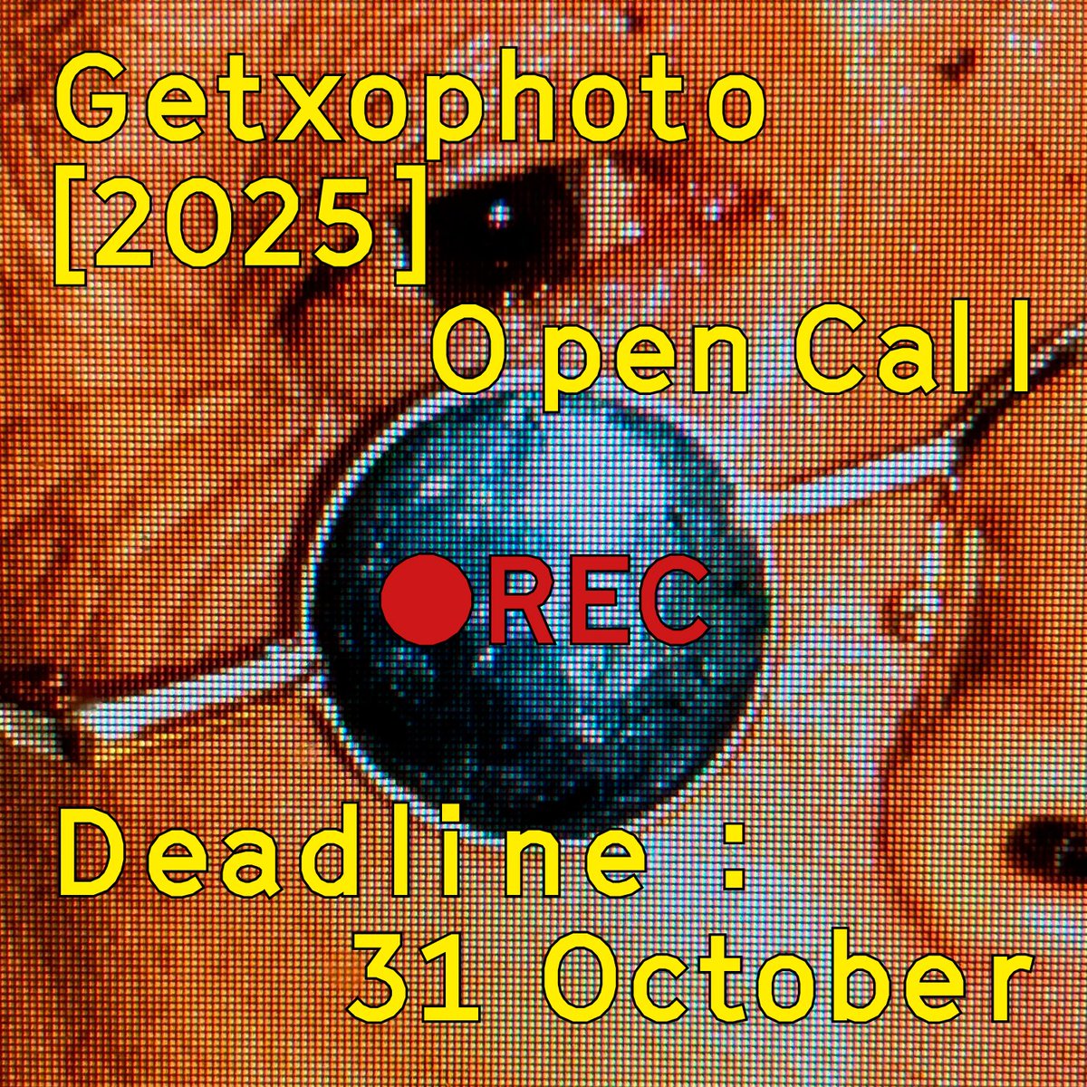 OPEN CALL GETXOPHOTO 2025 ● REC

Last call!! Until October 31st!!

Thank you so much #DienachtMagazine✨✨
All the info here → dienacht-magazine.com/events/getxoph…