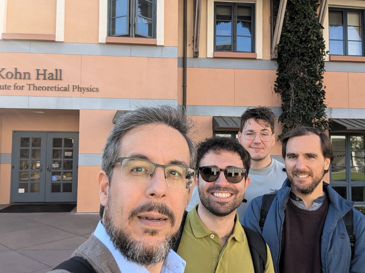 jjgarciaripoll's tweet photo. The @queen_of_fog delegation arrived to the @KITP_UCSB !!! Looking forward to a exciting conference and month of discussions 1/ https://t.co/sMifyhd2Sp