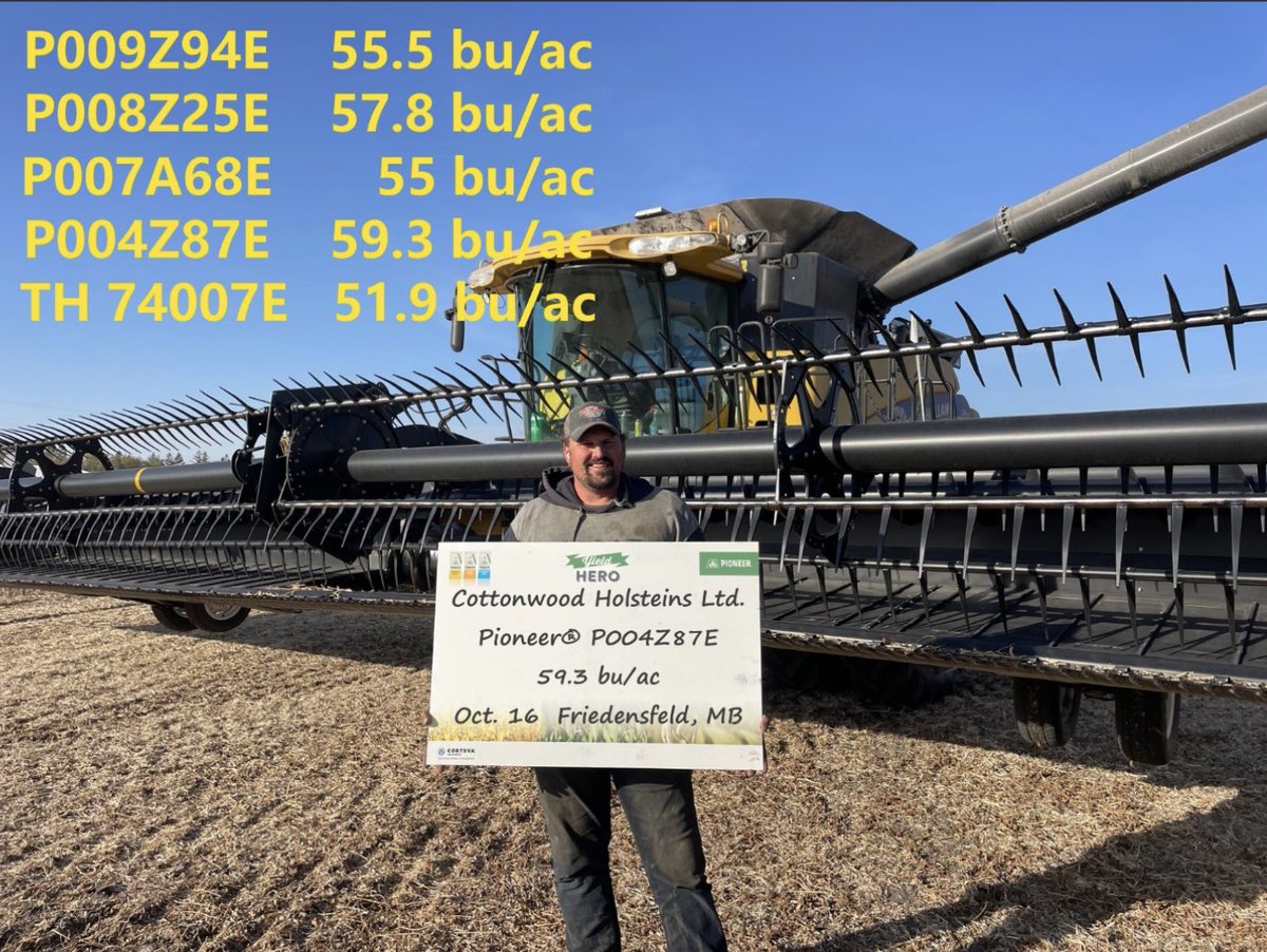 The best genetics combined with the most effective, flexible, and safest herbicide options. #YHContest #YieldHero24 <a href="/PioneerSeedsCA/">Pioneer Seeds Canada</a>