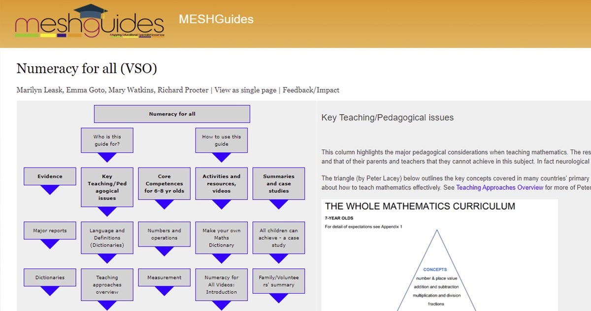 ➕➖🔢🌏 Teaching Maths across the world

In partnership with <a href="/VSO_Intl/">VSO</a> we’ve developed a guide to support volunteers teach early-years maths - no matter where in the world they are, or what access to resources they have: meshguides.org/guides/node/15…

#MESHGuide #Research #Education