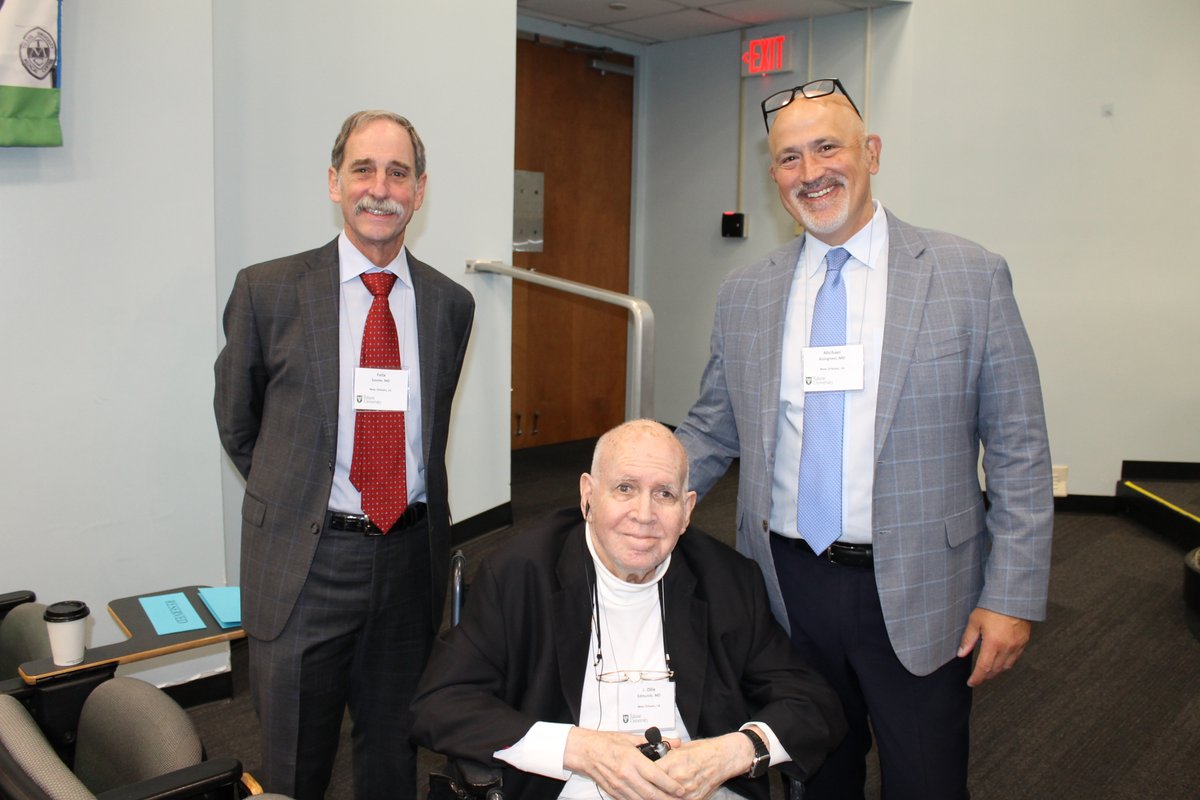 TulaneOrtho's tweet photo. We hosted the 5th Annual J. Ollie Edmunds Jr., MD Orthopaedics Lectureship recently. Our guest speaker was Dr. Michael Bolognesi from Duke University. Registration was complimentary thanks to Mrs. Karen Edmunds and family.

#orthopaedics #totaljoints #education #tulane #tulanemed https://t.co/LUmewd0IlY