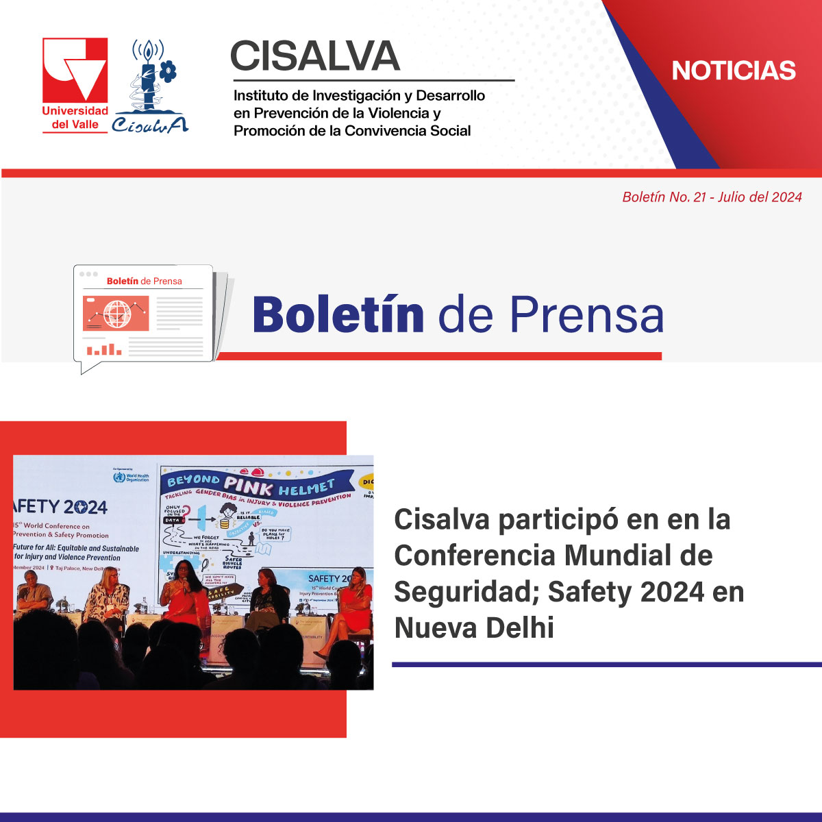 InstCISALVA's tweet photo. #boletíndeprensa
Los invitamos a leer nuestro último Boletín de Prensa
"Cisalva participó en en la Conferencia Mundial de Seguridad; Safety 2024 en Nueva Delhi"
Leélo aquí: https://t.co/jLJoRhqJNR https://t.co/ZBAZyglQ3C