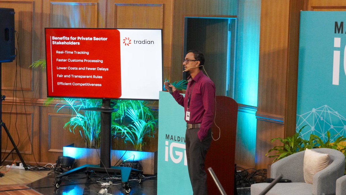 At #mvigf, <a href="/tradenet_mv/">Tradenet Maldives</a>  introduced <a href="/tradianmv/">Tradian</a> , the new National Single Window, designed to simplify and streamline trade processes for everyone involved—from exporters to customs.

Why It Matters?
- One-Stop Trade Platform: <a href="/tradianmv/">Tradian</a> integrates trade functions into a single,