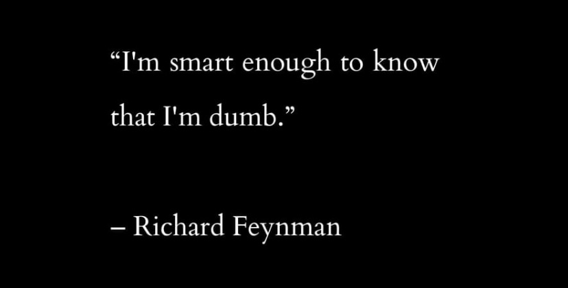 patrick_burge's tweet photo. I saw this and thought of me. 

I had a meeting today where I was without doubt the dumbest person in the room.

I also got some good advice once: if I keep quiet in a meeting, no one will realise how dumb I am. People often mistake silence for understanding or knowledge. https://t.co/2oI7m5rVrJ