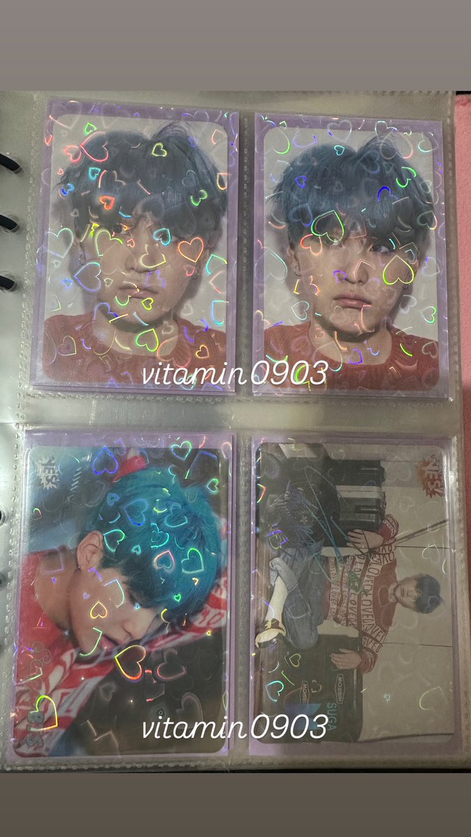 berat bgt buat lepasin 4 pc ini
tapi sayang bgt kalo ga keurus
so, i have to, dear 🥺🖤
awal bulan depan, aku announce
aku akan lepas smua photocard / postcard dll ksygan aku 😭🖤

#photocardcollection #btsarmy #sugabts #minyoongi #agustd