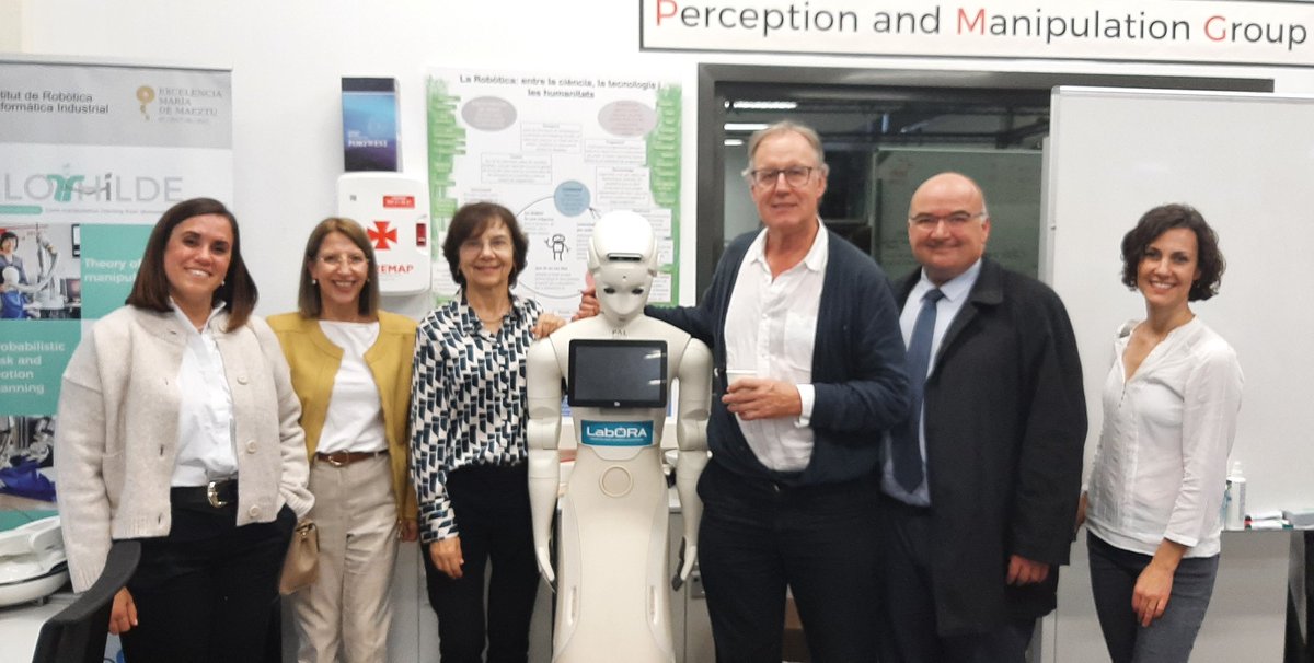 Visit LabORA
Laboratorio Obert de Robòtica Assistencial <a href="/CarmeTorras_ROB/">Carme Torras</a>
<a href="/gencat/">Generalitat de Catalunya</a> <a href="/CSIC/">CSIC</a> 
<a href="/softenable/">SoftEnable EU Project</a> <a href="/hospitalclinic/">Hospital Clínic</a>