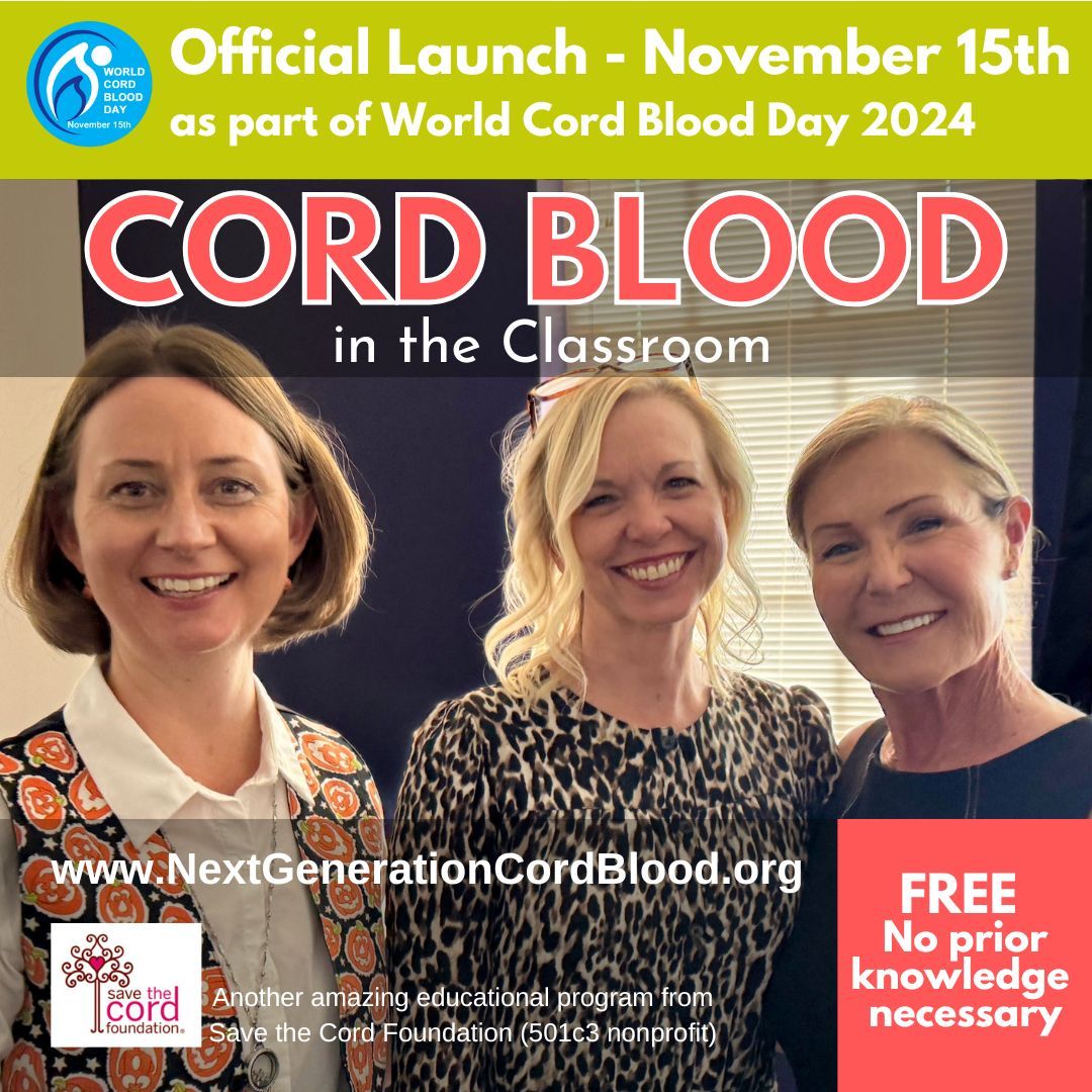 Only 2 weeks until the official launch of "Cord Blood in the Classroom" &amp; this past week we were honored to speak to teachers in #Arizona about this new #STEM program! 
Learn more: buff.ly/3UdzFAo