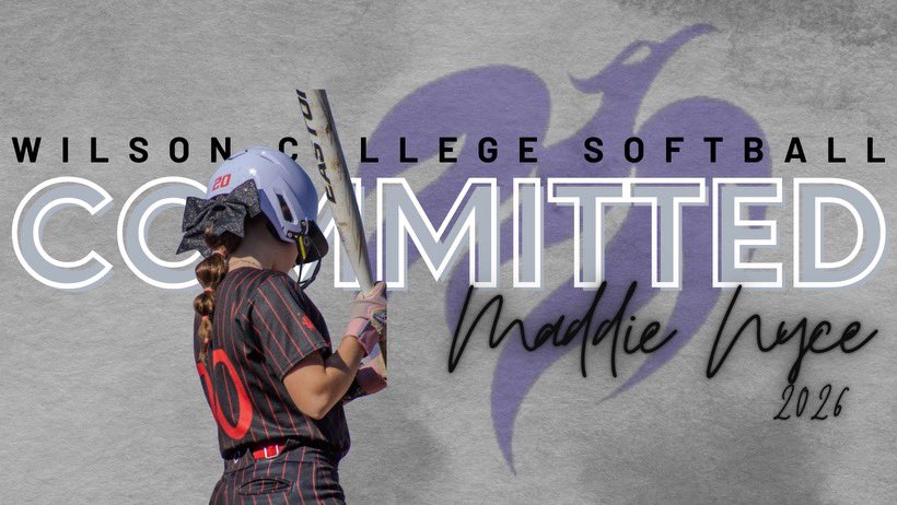 Congrats to our own <a href="/maddie_nyce22/">Maddie Nyce</a> on her commitment to <a href="/wcphoenixsb/">Wilson College Softball</a> ! 💪🧨🥎