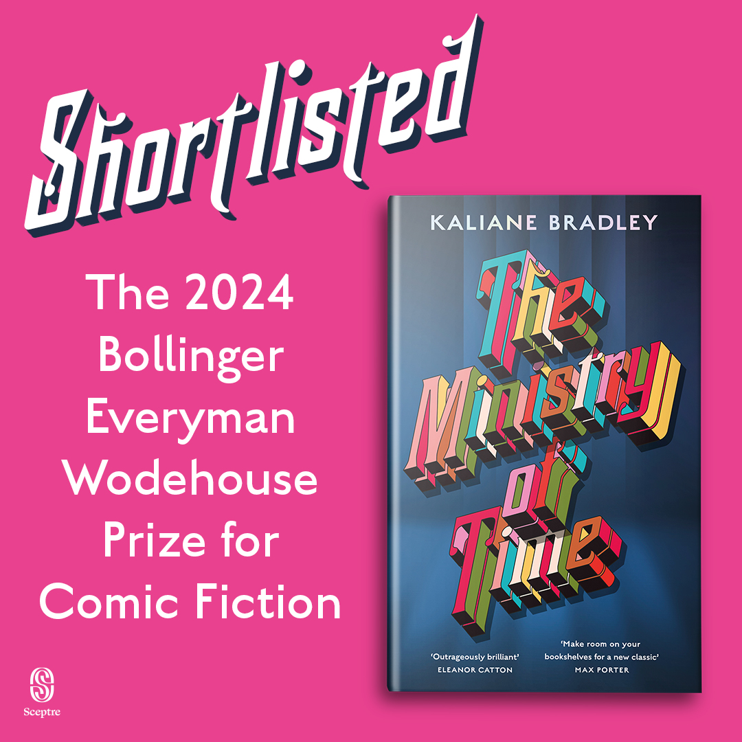 Sceptre Books (@sceptrebooks) on Twitter photo In case you missed it, last week <a href="/everymanslib/">Everyman’s Library</a> announced that two of our brilliant novels, #YouAreHere by David Nicholls and #TheMinistryOfTime by Kaliane Bradley, are shortlisted for the Bollinger Everyman Wodehouse Prize for Comic Fiction! Congrats David & Kaliane! 🍾 #BEWP2024 In case you missed it, last week <a href="/everymanslib/">Everyman’s Library</a> announced that two of our brilliant novels, #YouAreHere by David Nicholls and #TheMinistryOfTime by Kaliane Bradley, are shortlisted for the Bollinger Everyman Wodehouse Prize for Comic Fiction! Congrats David & Kaliane! 🍾 #BEWP2024