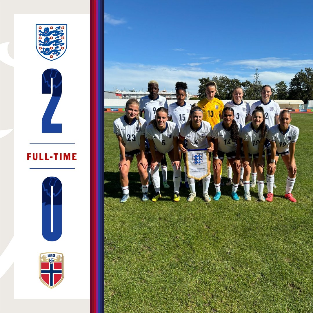 Lionesses's tweet photo. Ava Baker bagged a brace for our U19 #YoungLionesses this afternoon against Norway 🎯

Two wins from two in the Algarve Cup 💪