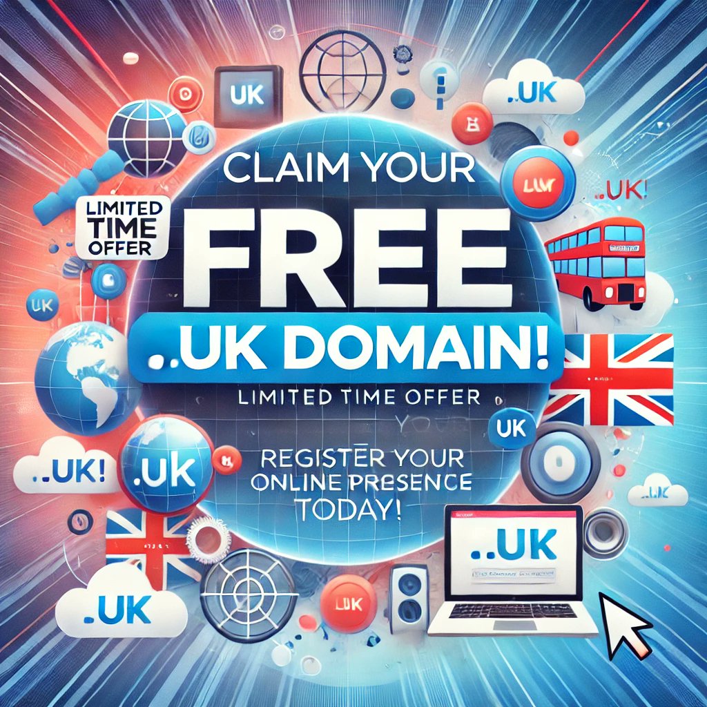 samcharles's tweet image. 🎉✨ GIVEAWAY ALERT! 🎉✨ Who wants to snag a LLL .UK domain name FOR FREE? 🙌 That's right—I'm giving one lucky winner the chance to claim an awesome domain that could kickstart your online presence or just be a cool digital keepsake! 🌟 All you have to do is show some love:…