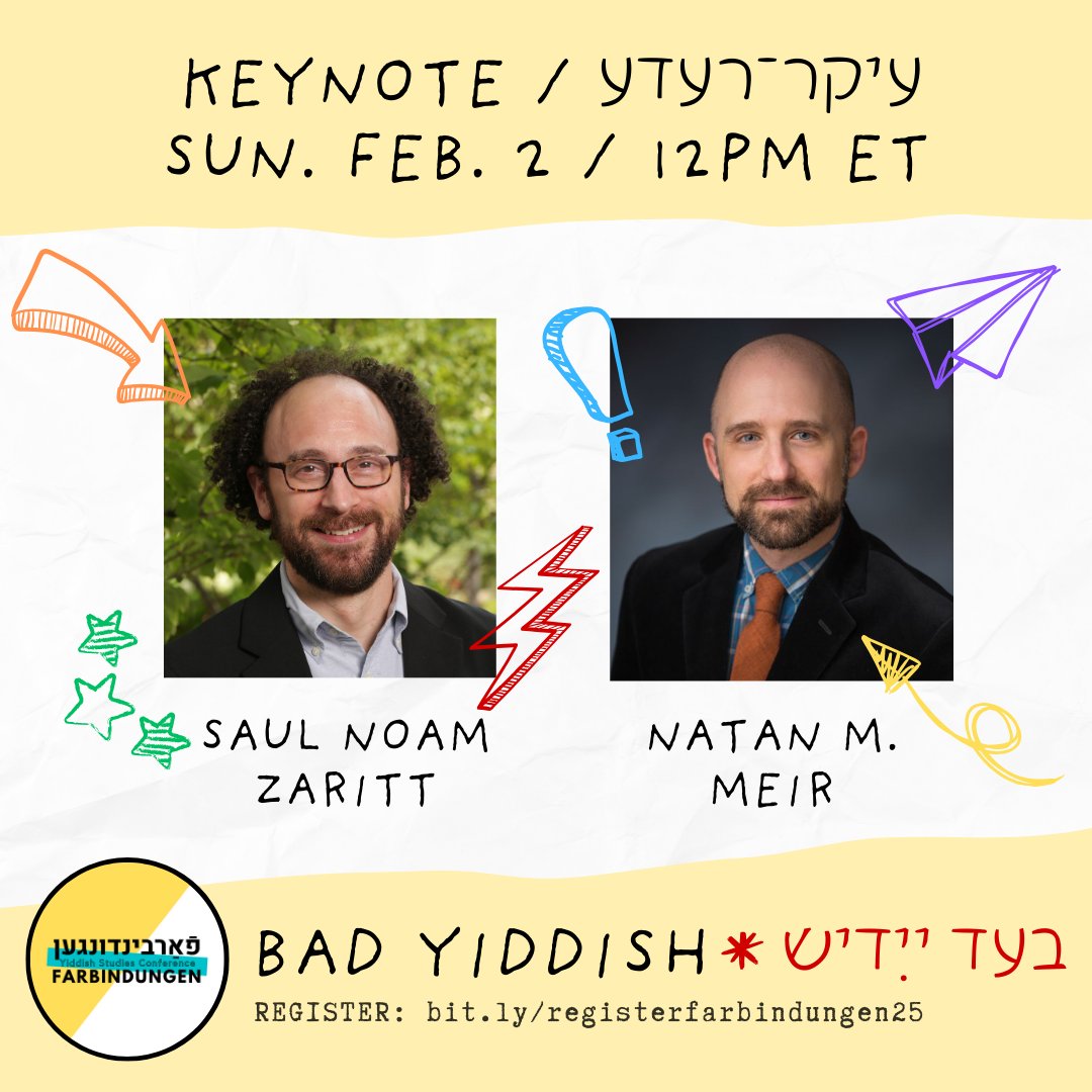 Farbindungen Yiddish Studies Conference tweet media