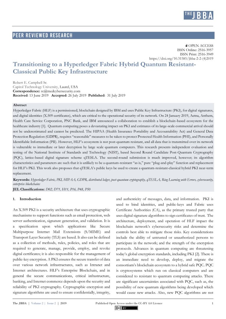 Brit_blockchain's tweet image. 📍Building a Quantum resistant #Hyperledger:

Read more: linkedin.com/posts/britishb…

#Quantum #PostQuantum #Blockchain #Web3 #Crypto