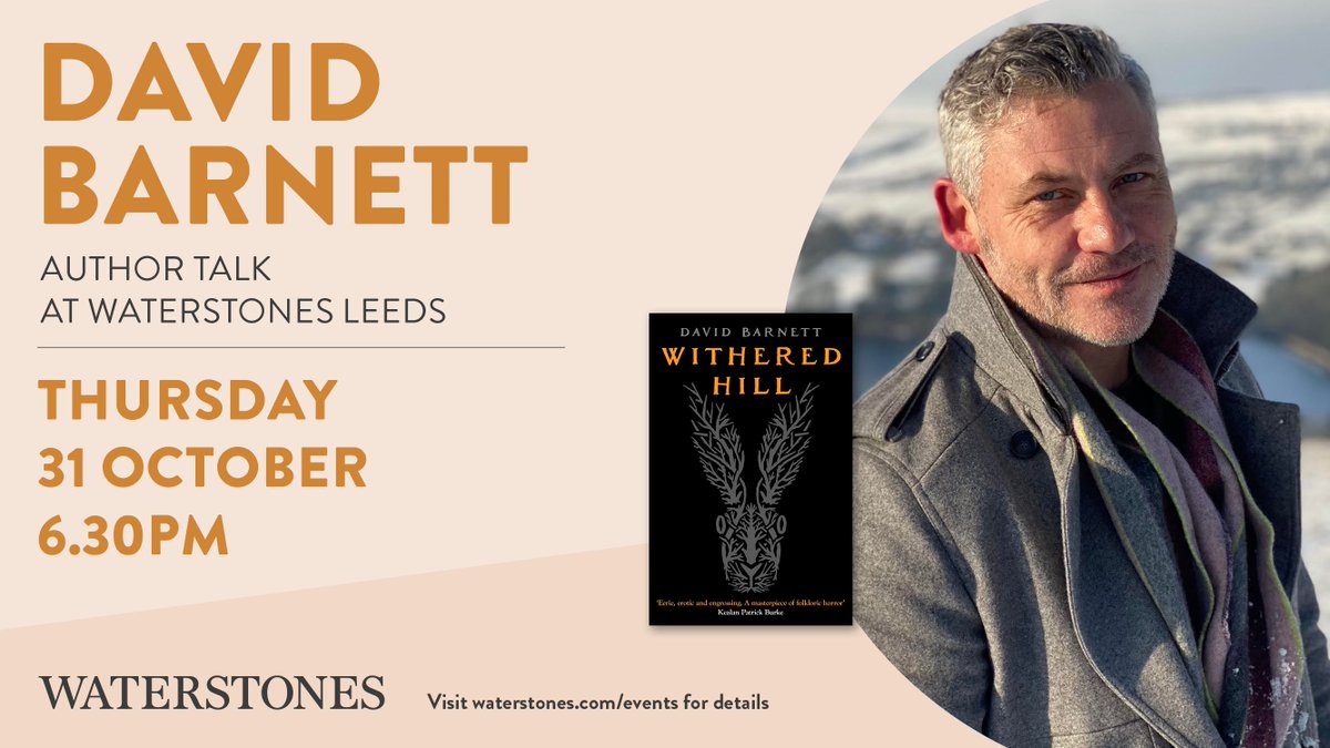 David M Barnett: find me on BlueSky (@davidmbarnett) on Twitter photo If anyone can make it to my WITHERED HILL event at <a href="/WstonesLeeds/">Waterstones Leeds</a> on Halloween evening (6.30pm for an hour) I have some treats in the shape of these exclusive bookmarks. But it would be a good idea to book your place now! waterstones.com/events/a-spook… If anyone can make it to my WITHERED HILL event at <a href="/WstonesLeeds/">Waterstones Leeds</a> on Halloween evening (6.30pm for an hour) I have some treats in the shape of these exclusive bookmarks. But it would be a good idea to book your place now! waterstones.com/events/a-spook…