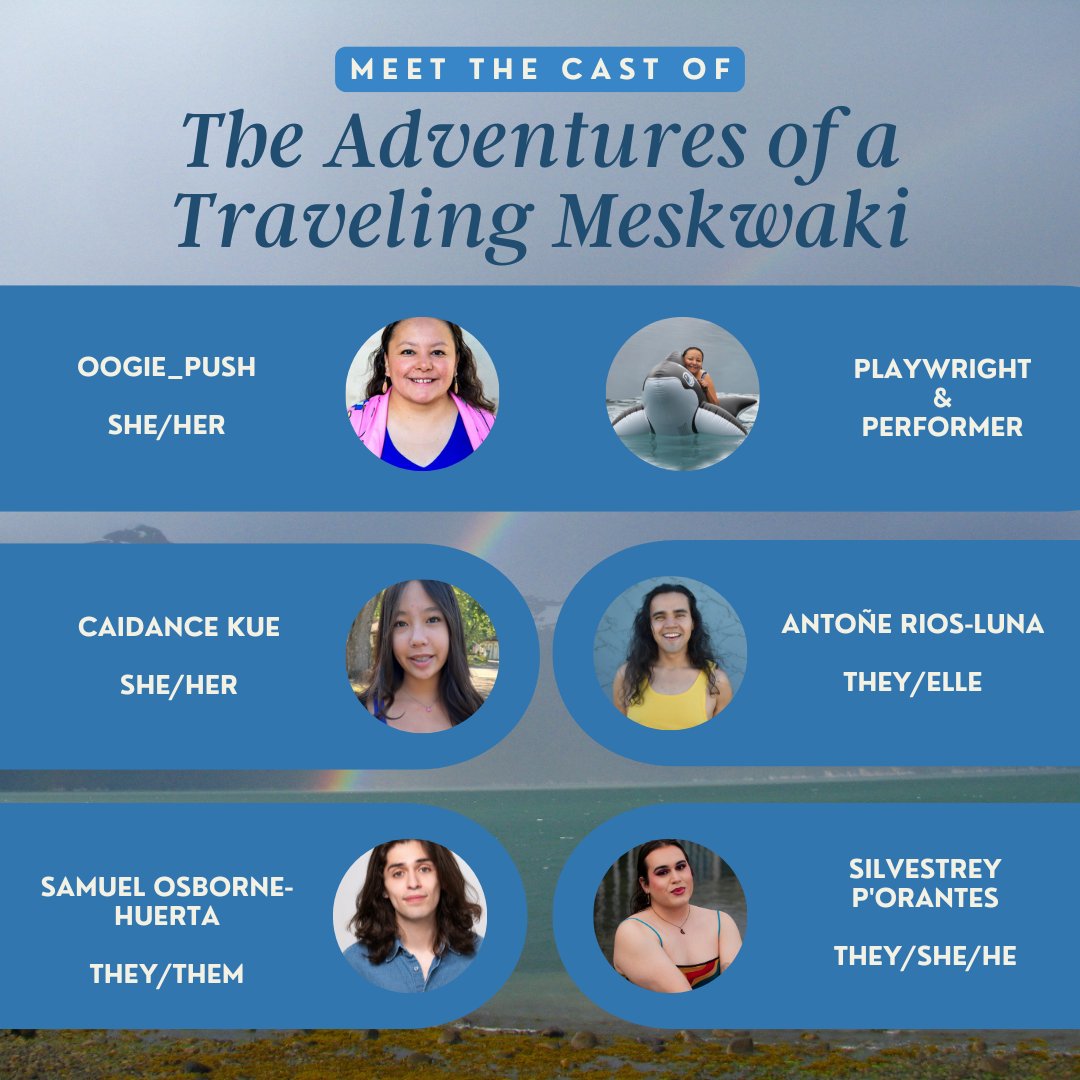 fullcirclethr's tweet image. Check out the Amazing Cast of THE ADVENTURES OF A TRAVELING MESKWAKI by Oogie_Push opening!

Get your tickets NOW. All performances Pay as You Are Able

fullcircletheatermn.org/tickets

Running November 6 - 24, 2024 at Park Square Theatre

#fullcircletheater #theater #twincitiestheater