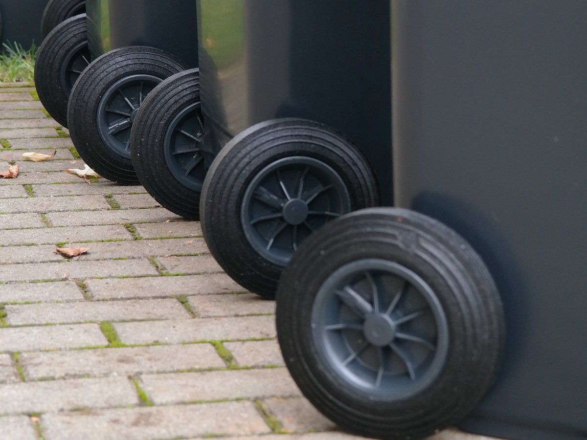 It's the weekly recycling and food waste collection tomorrow. There's a rubbish collection if you're on large van route too