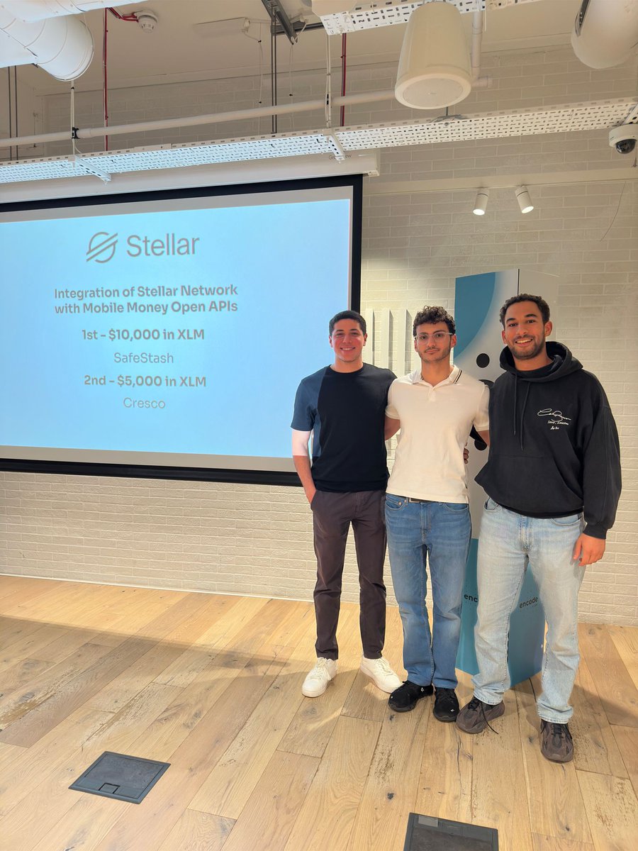 Bristol Blockchain Society (๐๐๐ฆ) (@bris_blockchain) on Twitter photo What a weekend! ๐
Big thanks to <a href="/encodeclub/">Encode Club</a> for an inspiring event packed with innovation and creativity! Whether you're a coder or just curious, there was truly something for everyoneโand neat bounties to go around! ๐ฐ What a weekend! ๐
Big thanks to <a href="/encodeclub/">Encode Club</a> for an inspiring event packed with innovation and creativity! Whether you're a coder or just curious, there was truly something for everyoneโand neat bounties to go around! ๐ฐ
